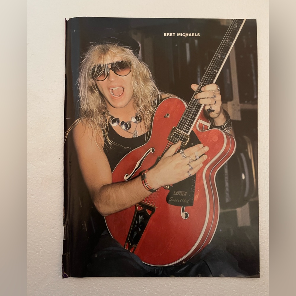 Poison’s Bret Michaels pinup